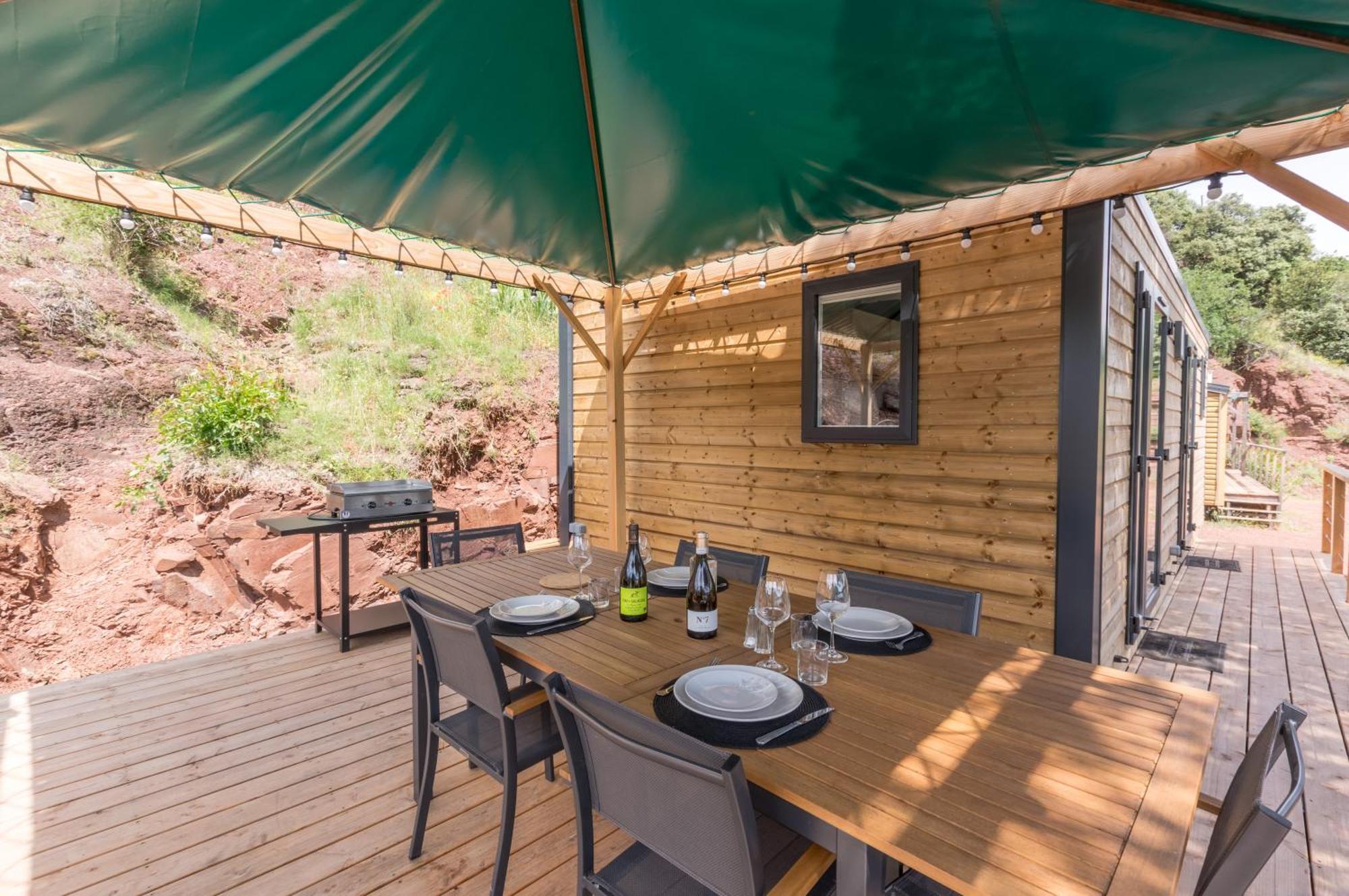 Camping Le Mas De Riri Celles  Exterior foto